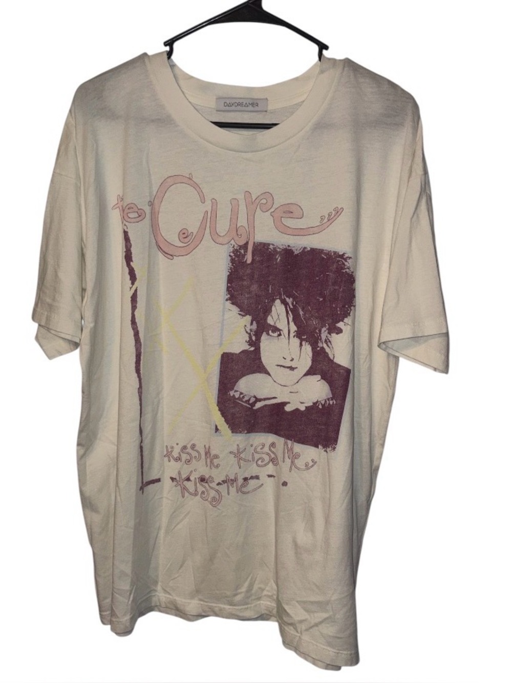 Daydreamer The Cure Kiss Me Kiss Me Kiss Me Tour Graphic T-Shirt Size Small New